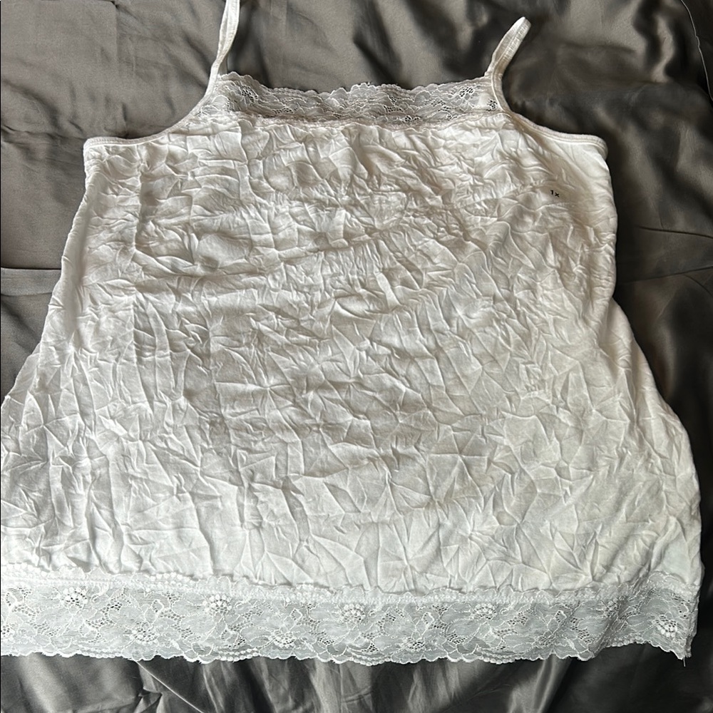 Maurices White Sleeveless Camisole Top